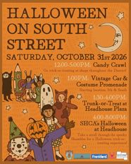 The South Street Headhouse District's 2026 Halloween poster