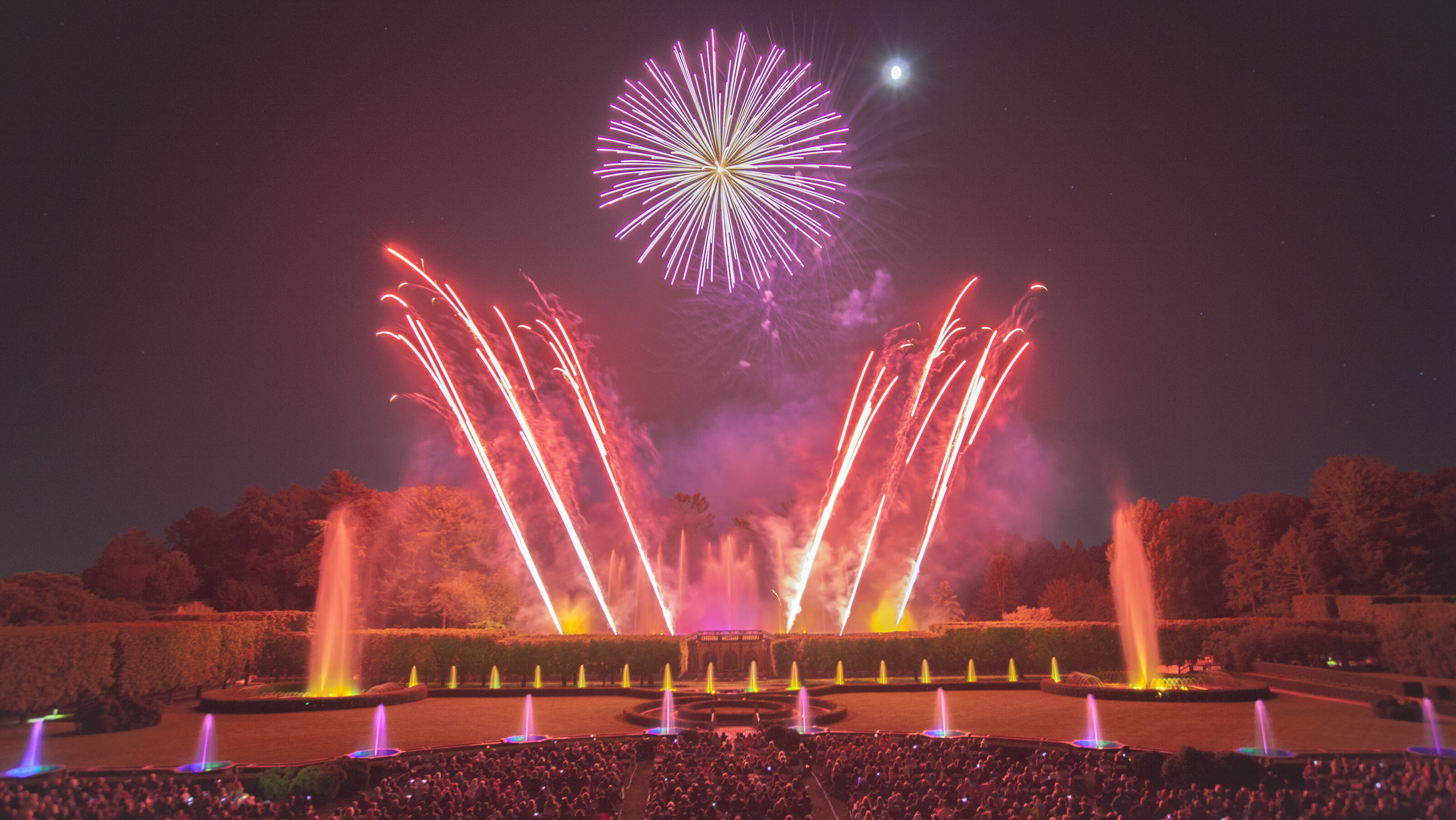Longwood Electric 80s fireworks