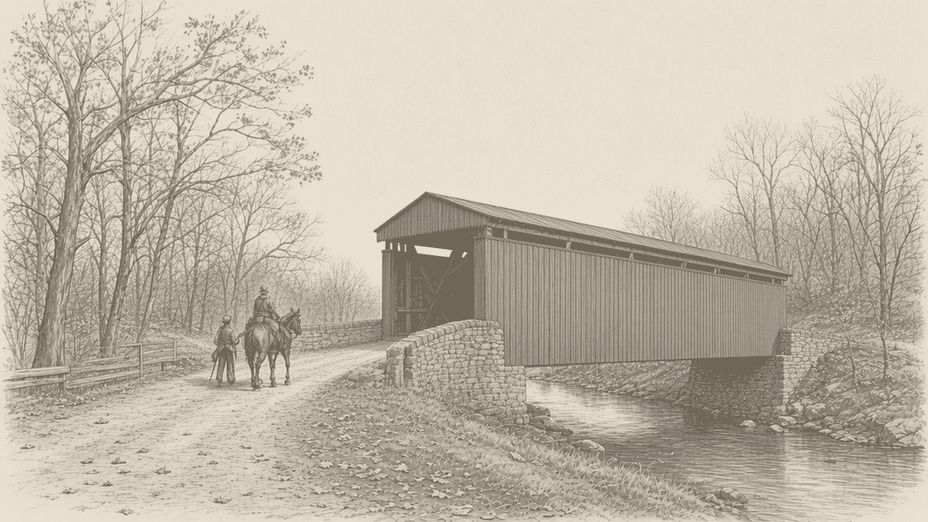 Forbidden Drive along Wissahickon Creek in fall